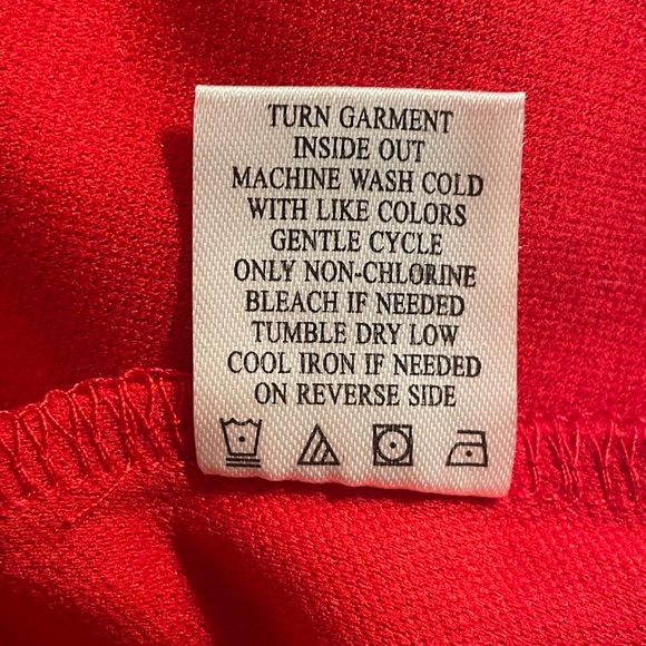 Hot Topic Almost Famous Cold Shoulder Dress Fit & Flare Above Knee Red Size L - Picture 8 of 14